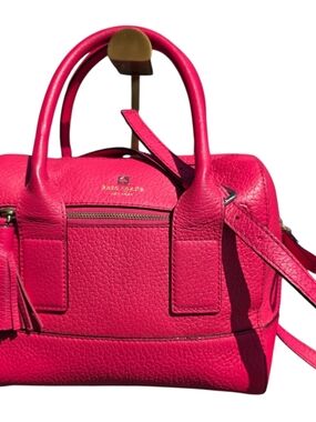#145 kate Spade Alessa Zinna Hot Pink Leather Satchel